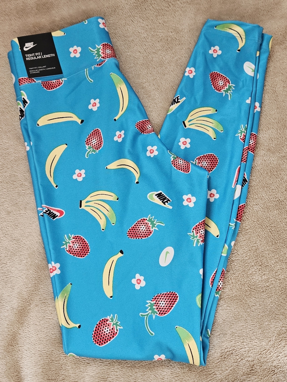 Nike Tight Fit Fruit Leggings XS - NWT